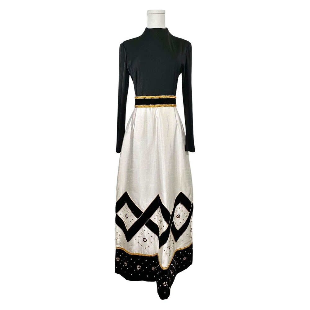 Vintage Kent Originals Ltd. Hollywood Regency Dress Hong Kong